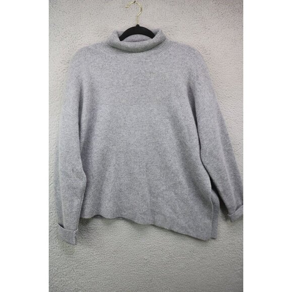 Nap Lounge Long Sleeve Asymmetrical Hem Sweater-100% Wool-Size One Size-Slit - Picture 1 of 7